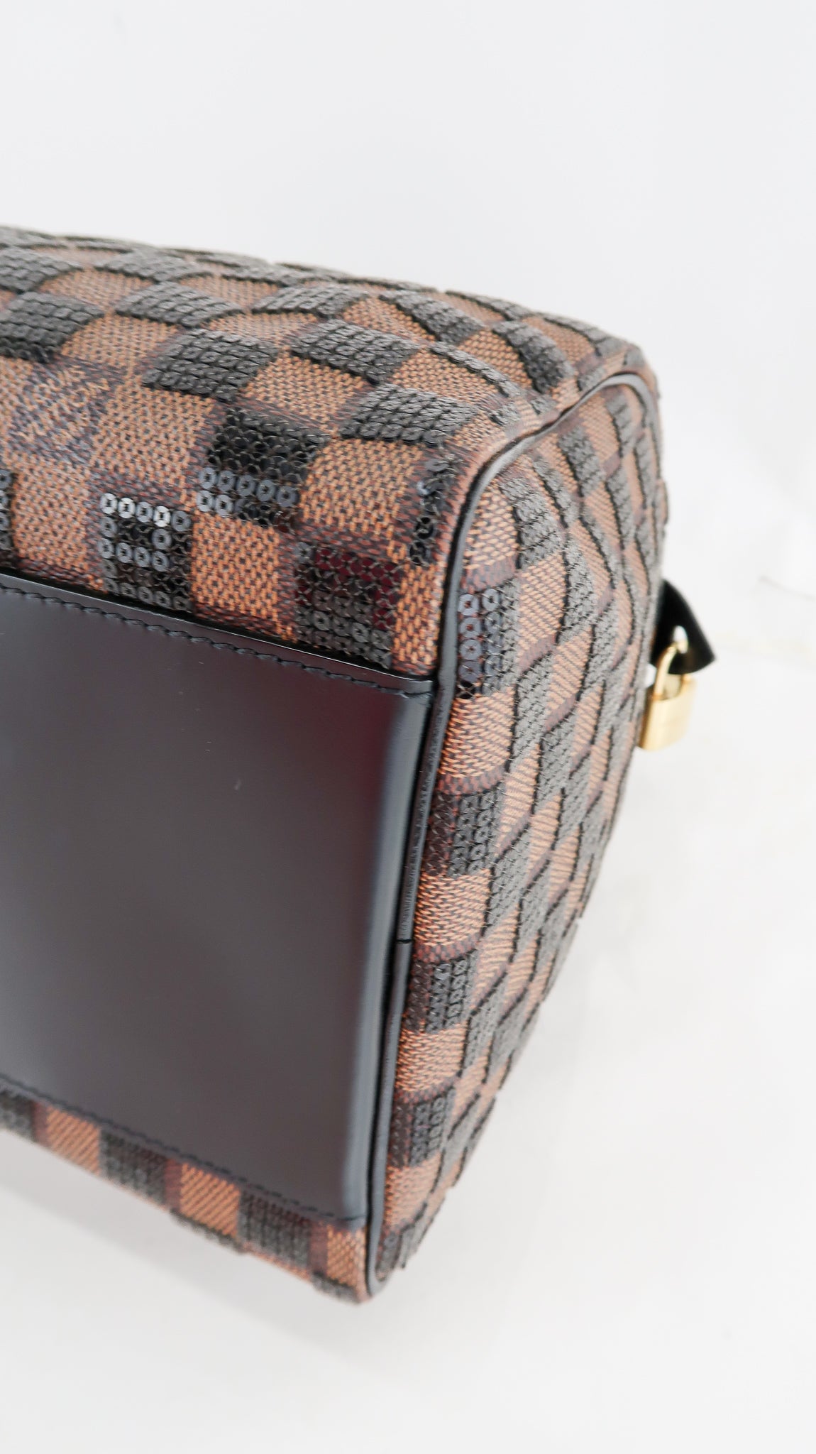 LOUIS VUITTON Damier Paillettes Speedy 30 with Navy Sequins For Sale at  1stDibs