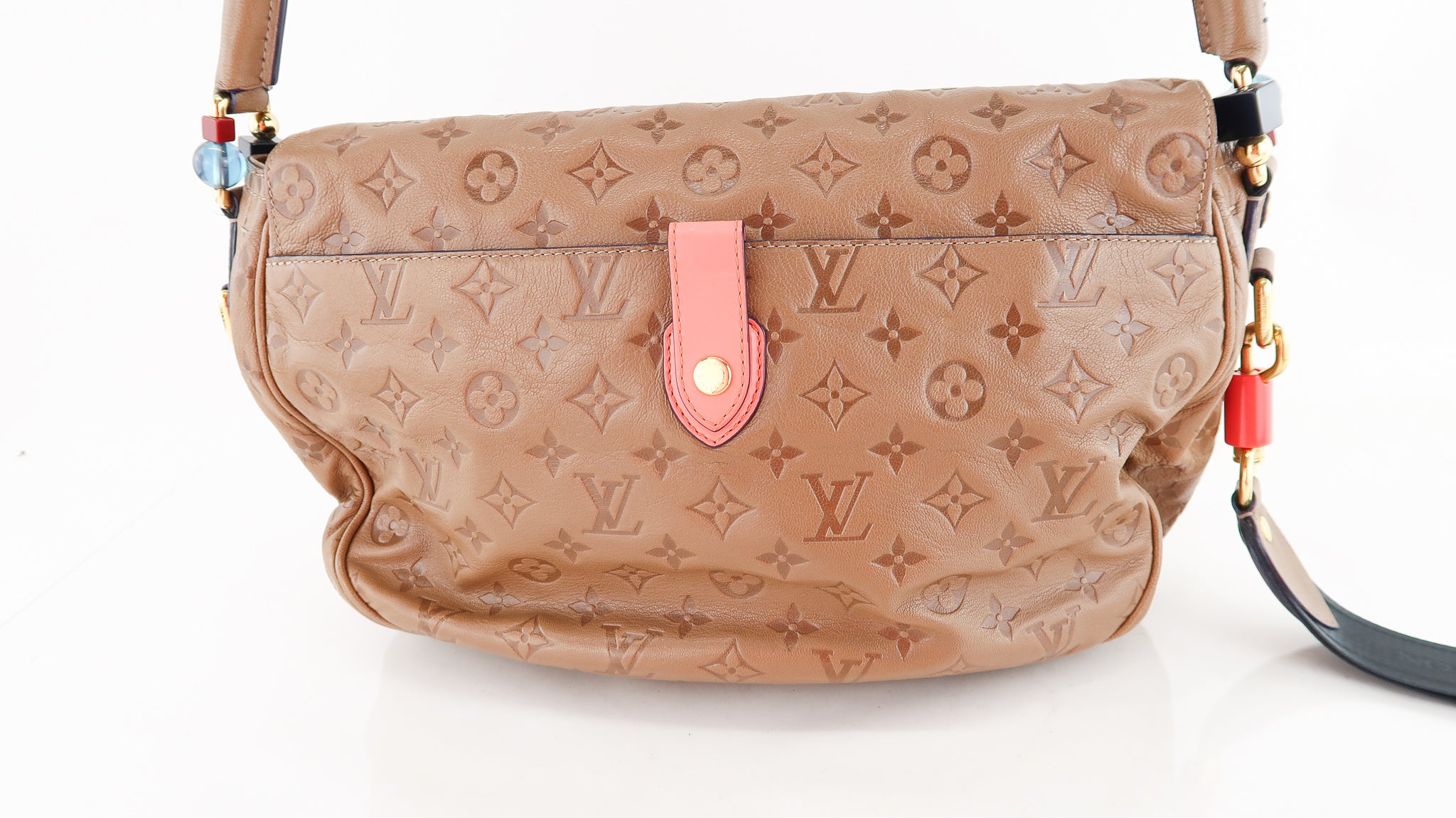 Louis Vuitton Limited Edition Creme Monogram Underground Messenger Bag