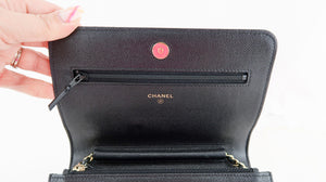 Chanel Boy Wallet on Chain Black