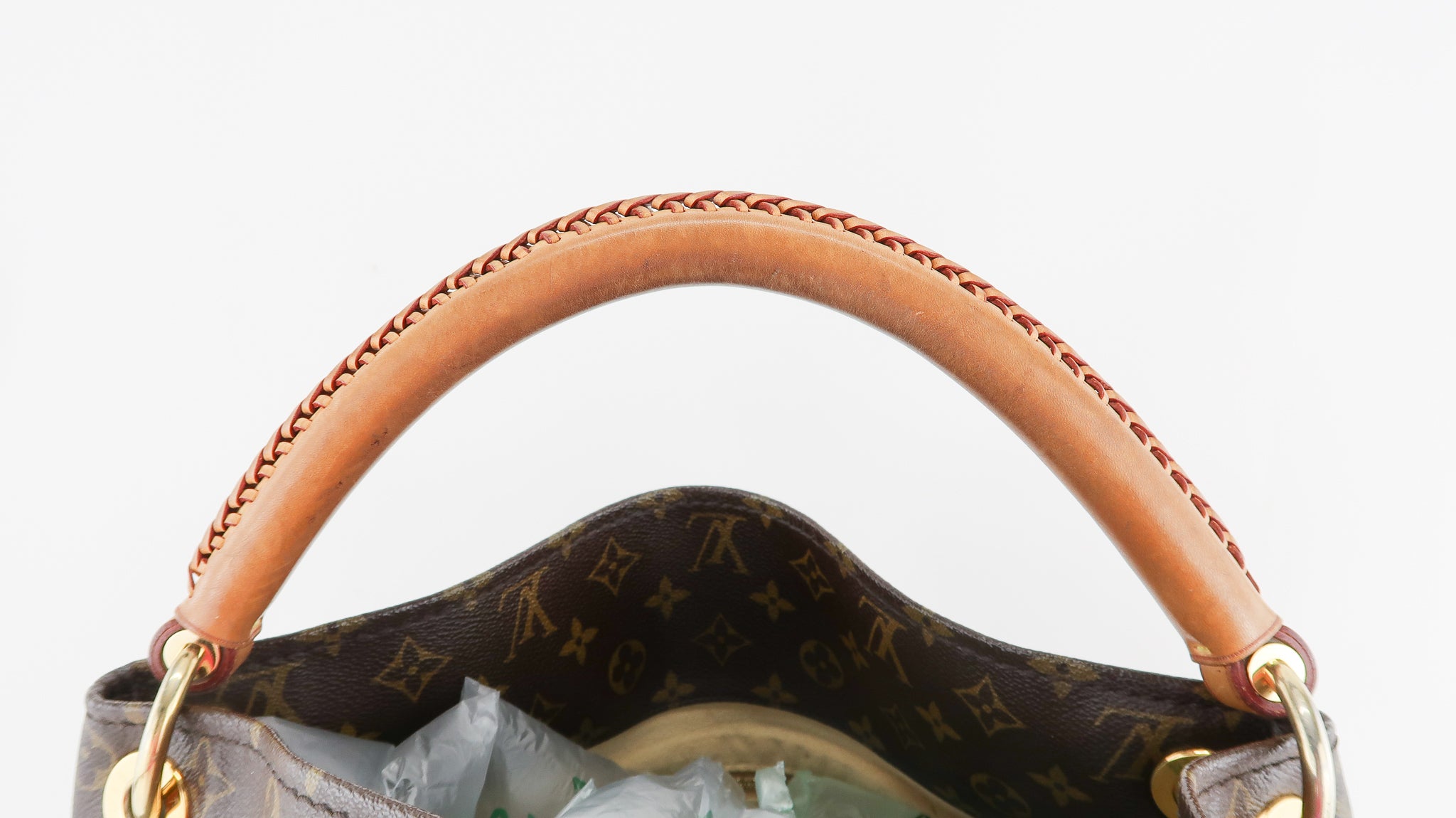 Louis Vuitton Artsy MM Brown Monogram Canvas Hobo Shoulder Bag