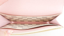 Load image into Gallery viewer, Louis Vuitton Damier Azur Emilie Wallet Pink
