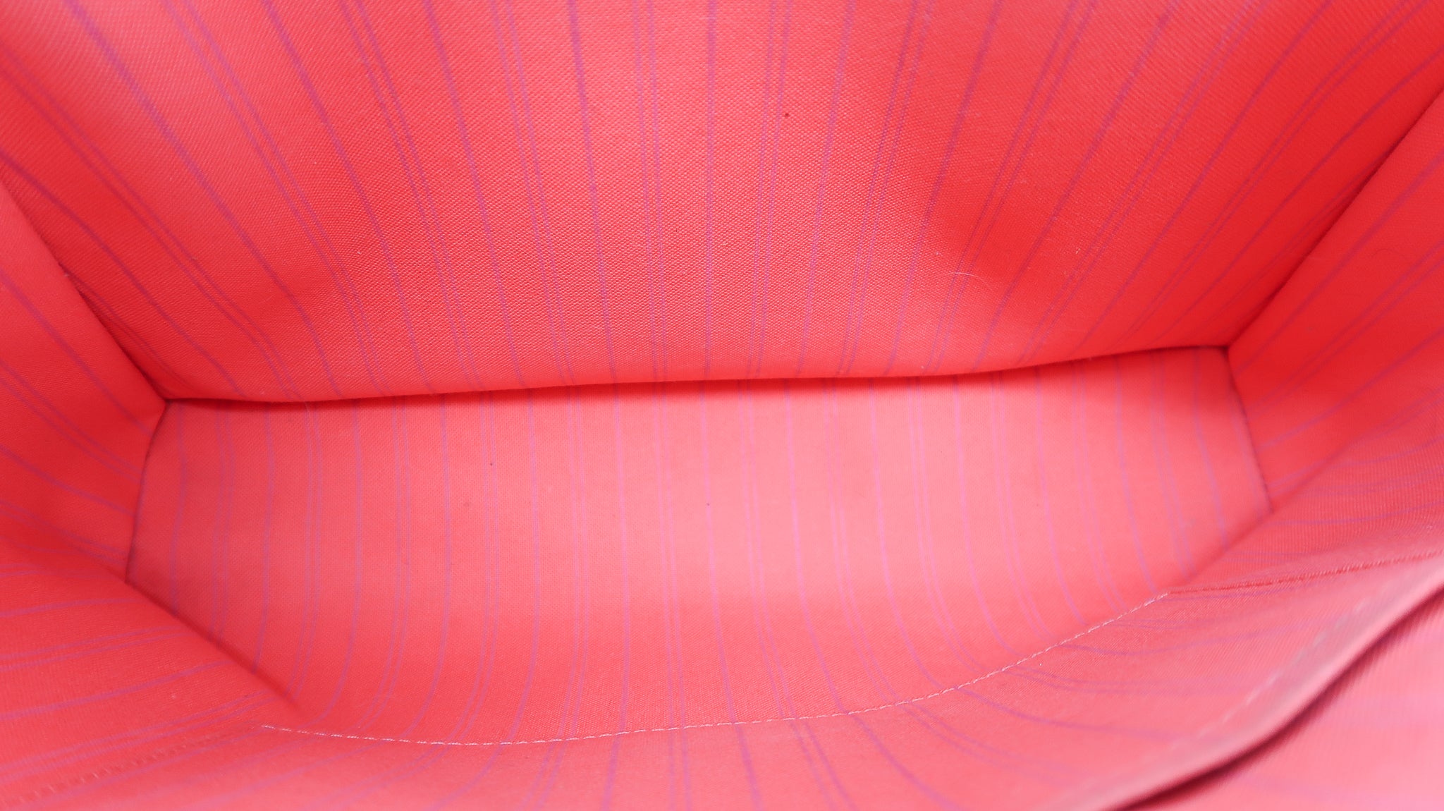 PRELOVED LOUIS VUITTON Damier Azur Canvas Calvi Bag (Hot Pink