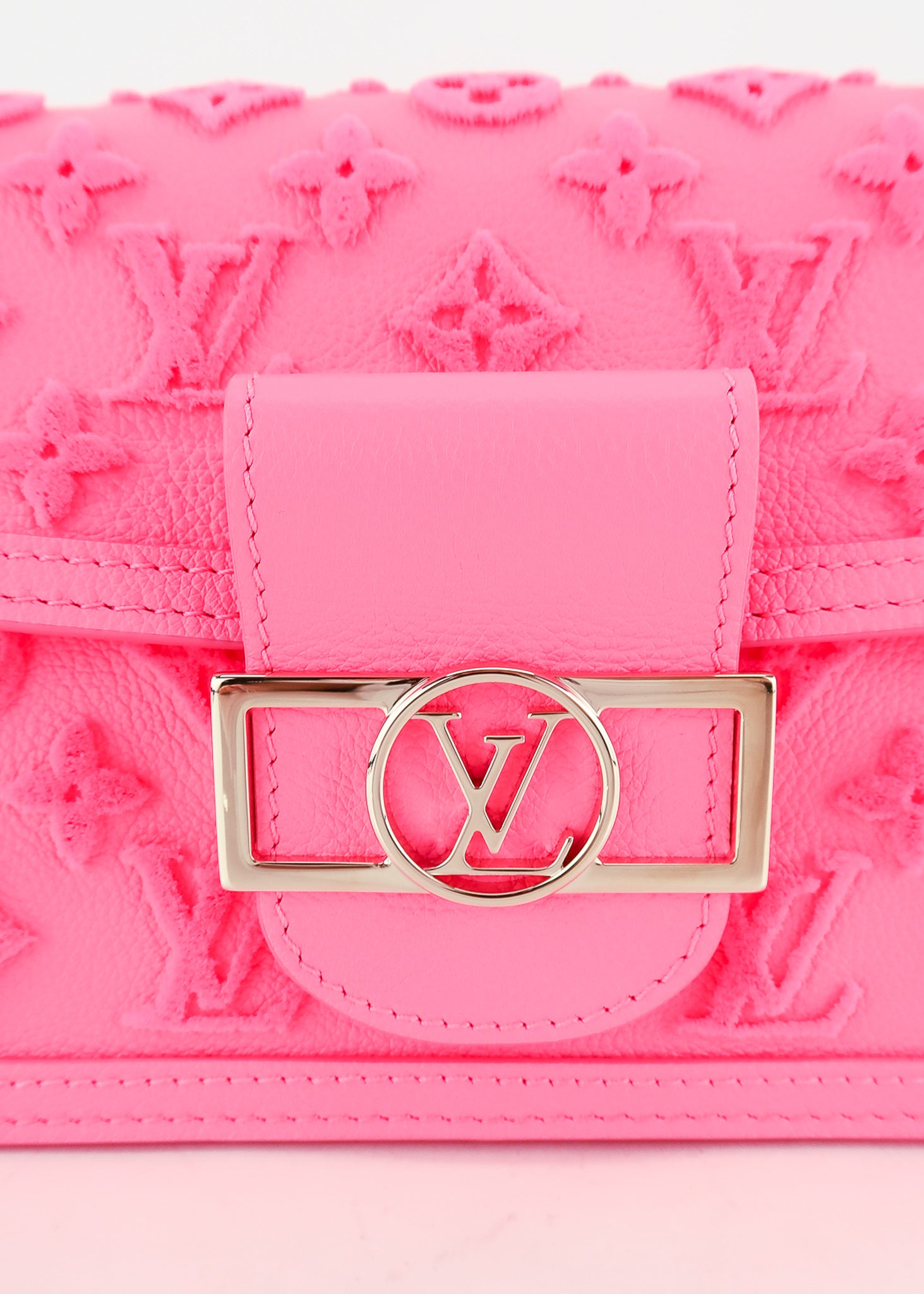 Louis Vuitton Rose Flou Mini Dauphine Bag
