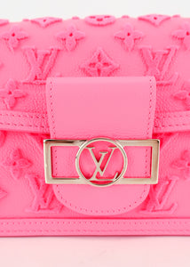 Louis Vuitton Mini Dauphine Rose Fluo