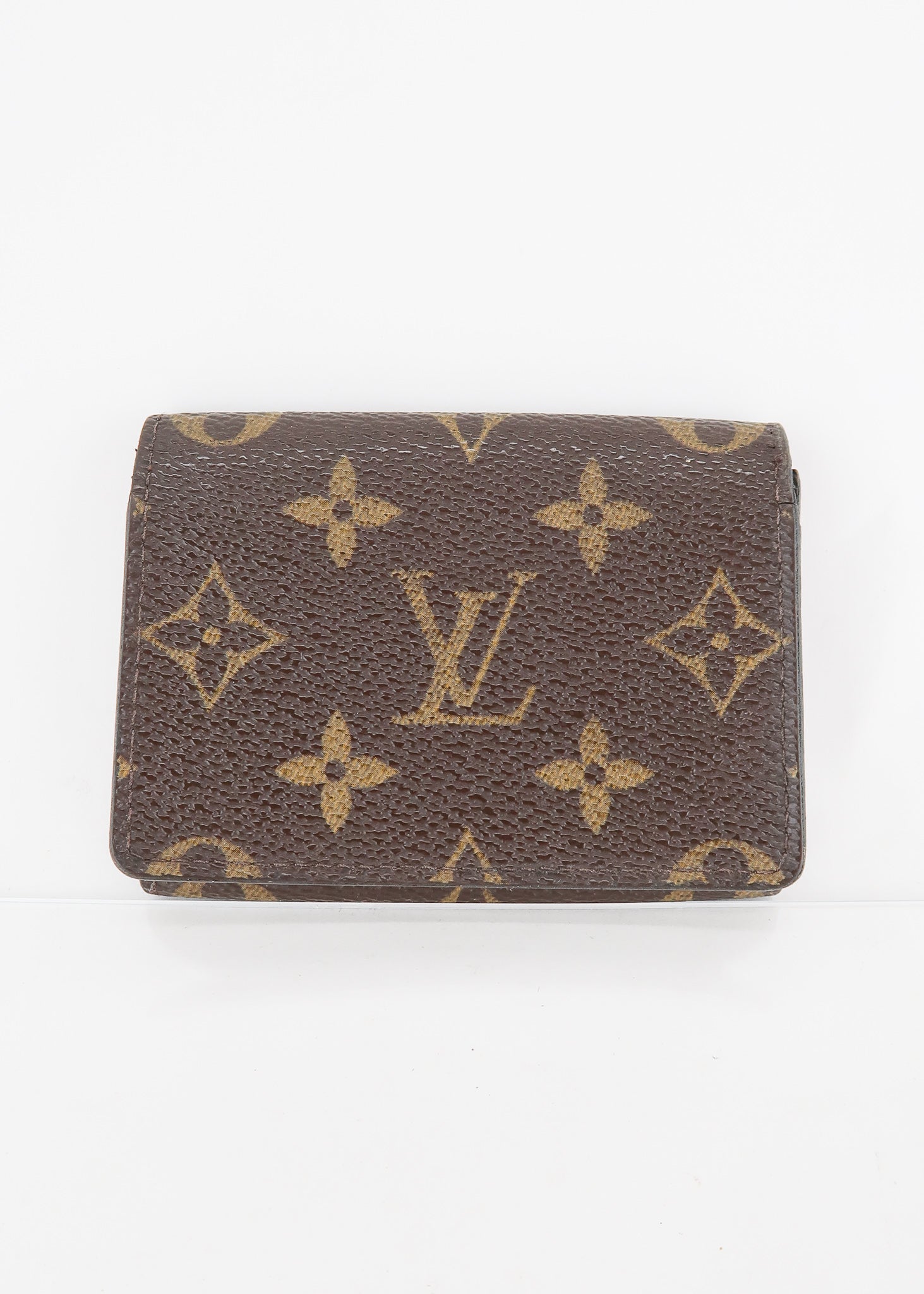 Louis Vuitton Vintage Monogram Tri-Fold Business Card Holder