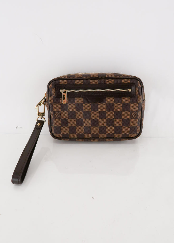 Louis Vuitton Damier Canvas Macao Wristlet Clutch Bag – STYLISHTOP