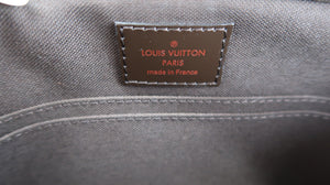 Louis Vuitton Macao Wristlet Clutch Damier Ébène Canvas Brown