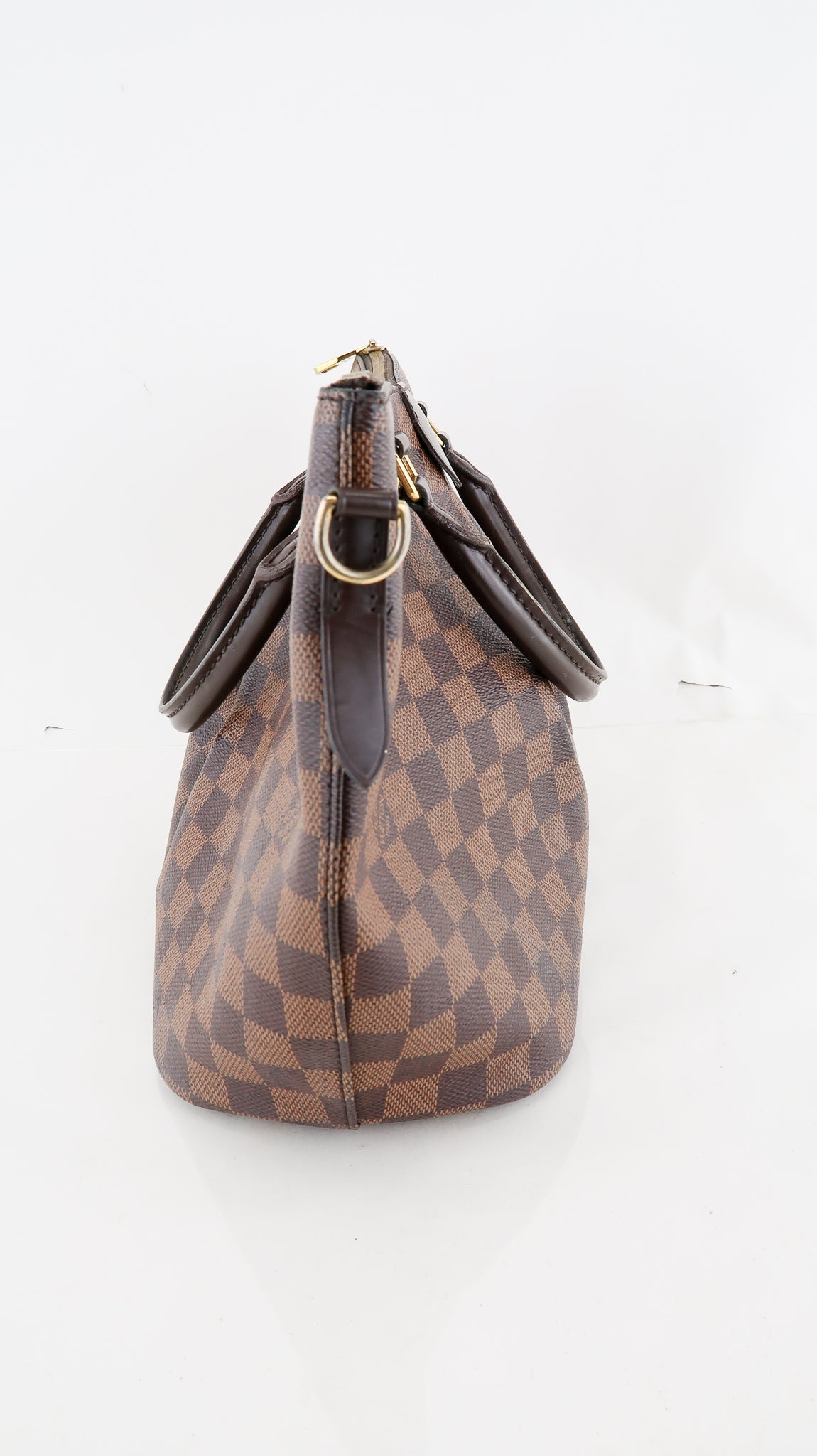 Pre-Owned Louis Vuitton Recoleta Damier Ebene Brown Shoulder Bag
