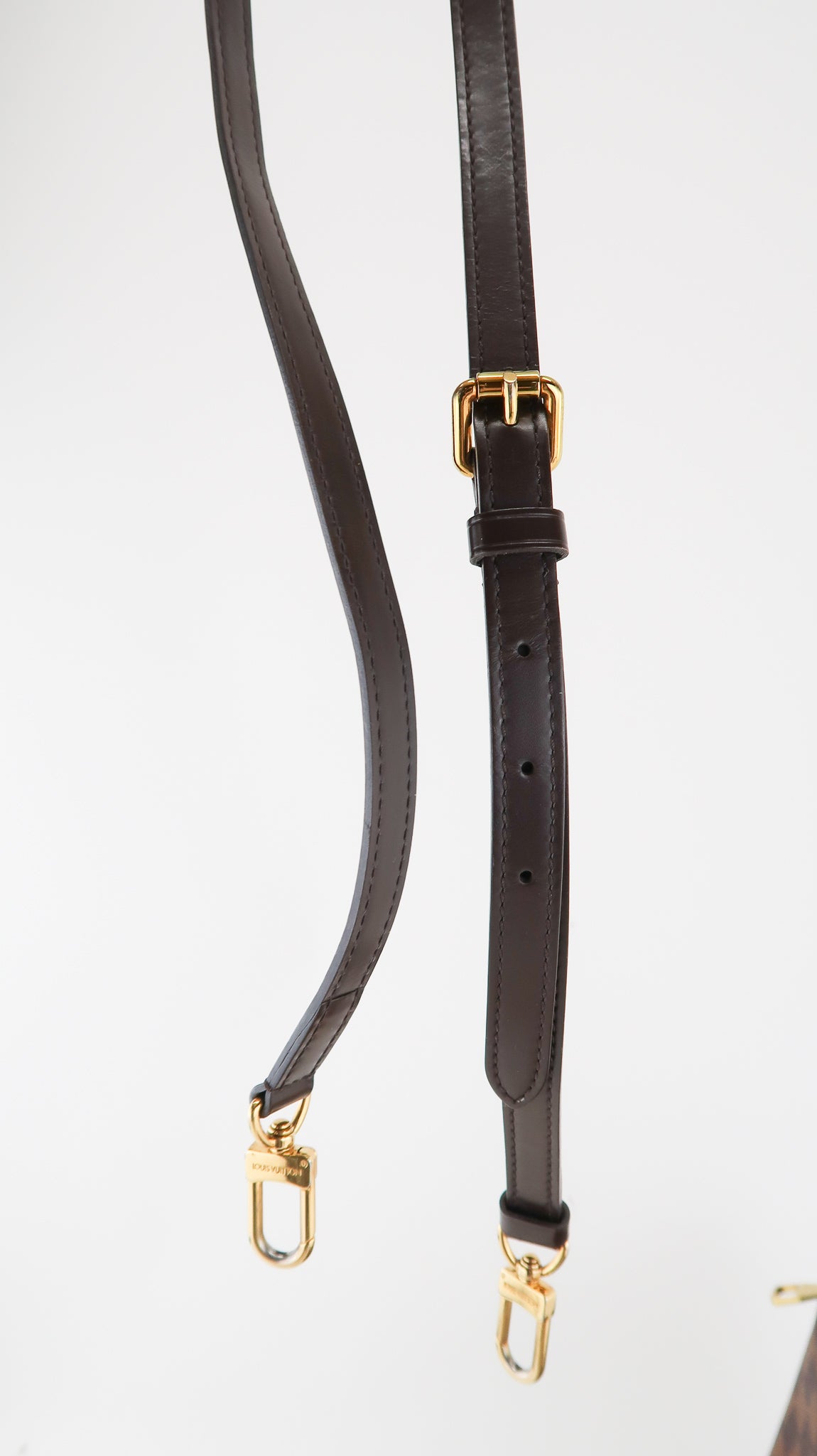 Louis Vuitton Adjustable Shoulder Strap 12mm in Damier Ebene - SOLD
