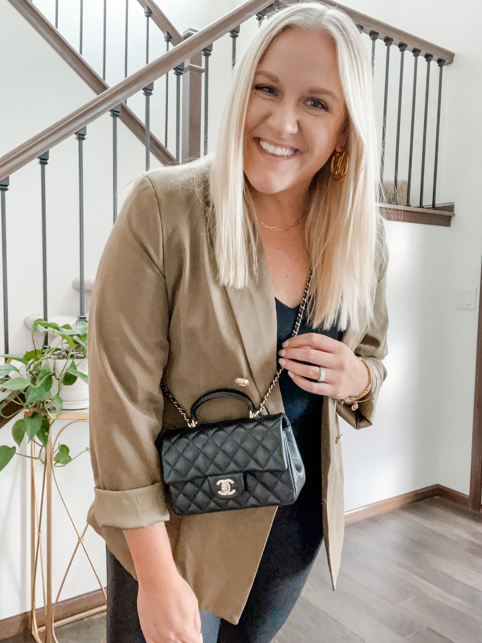 Chanel mini rectangular top handle Clearance