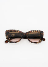 Load image into Gallery viewer, Fendi FF Tortoiseshell Cat-Eye Sunglasses