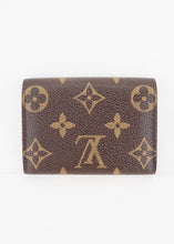 Load image into Gallery viewer, Louis Vuitton Monogram Plat Card Holder