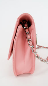 Chanel Pink Wallet On A Chain