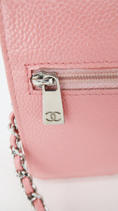 Chanel Pink Wallet On A Chain