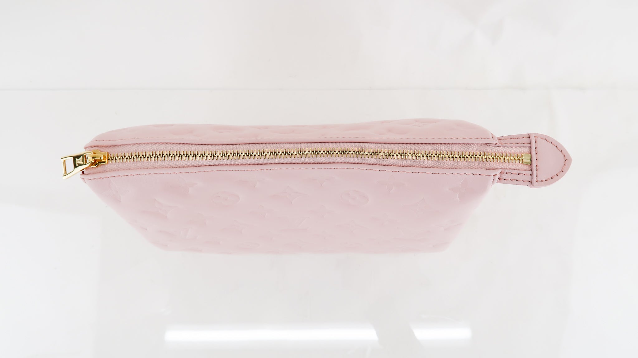 Louis Vuitton Rose Pink Monogram Embossed Lambskin Coussin Pm ref.614338 -  Joli Closet