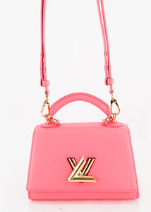 Louis Vuitton Twist One Handle PM Shoulder Bag(Pink)