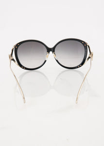 Gucci Round Frame Interlocking G Sunglasses