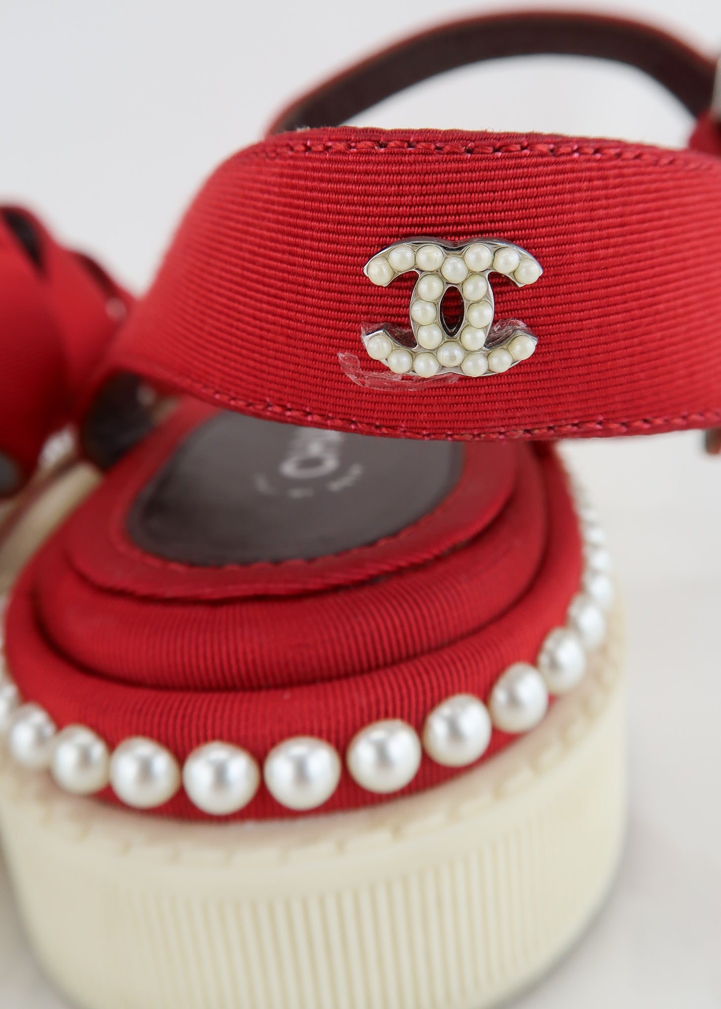 Mees Ruby Malanaphy-Doorenbosch Sandals Chanel sandal pearls $1,250.00 