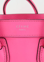 Load image into Gallery viewer, Celine Nano Luggage Fluo Pink Crossbody