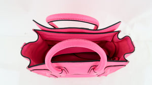 Celine Nano Luggage Fluo Pink Crossbody