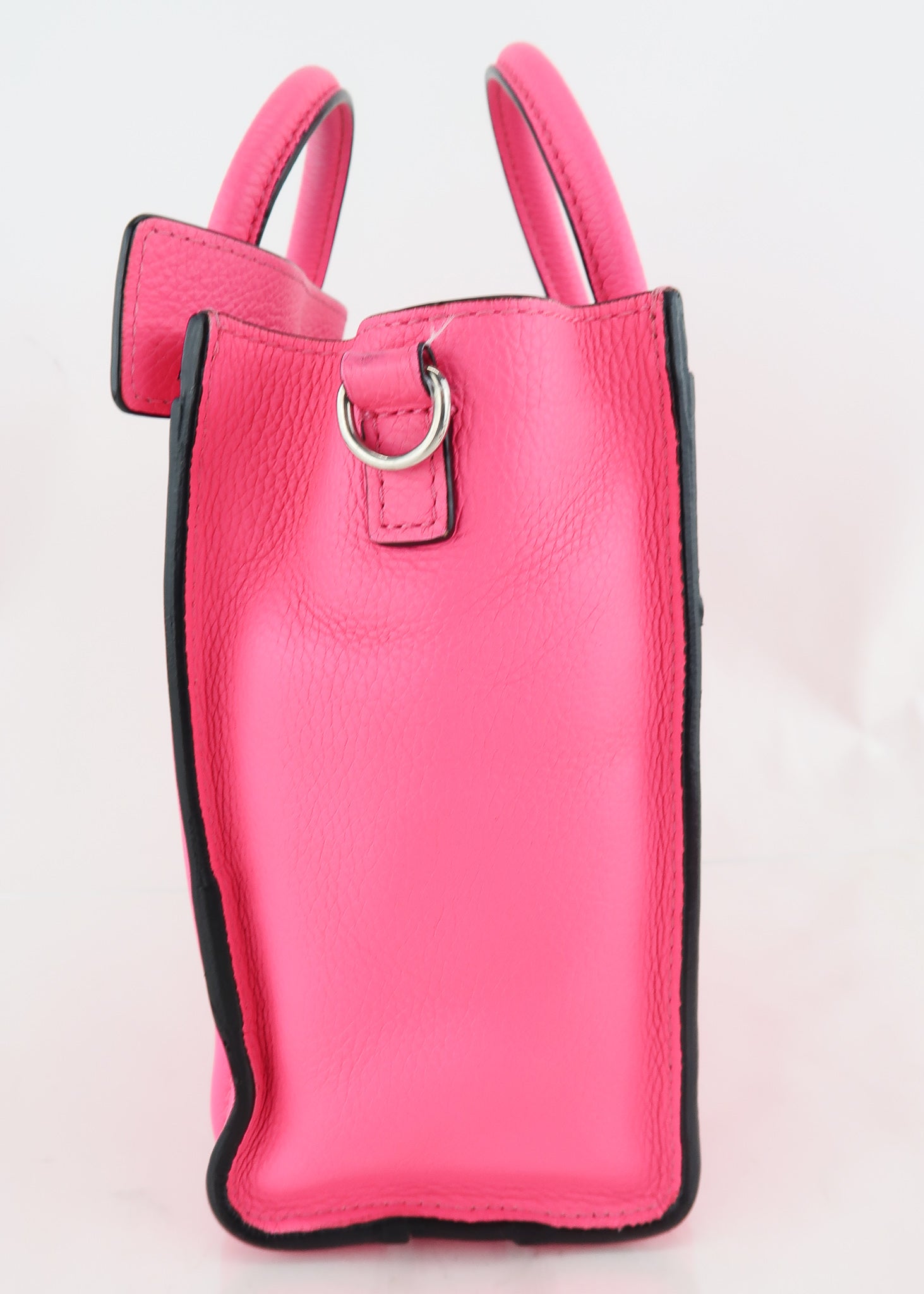 Celine Nano Luggage Fluo Pink Crossbody – DAC