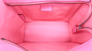 Celine Nano Luggage Fluo Pink Crossbody – DAC