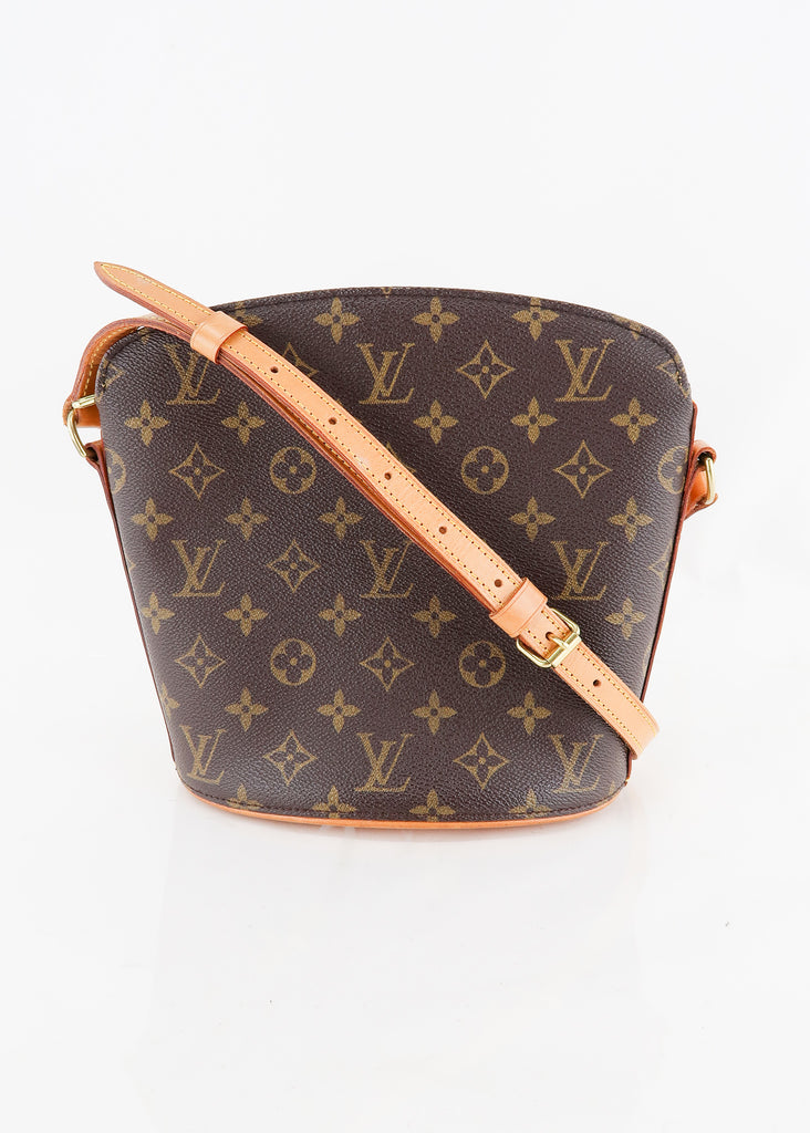 Louis Vuitton, Bags, Louis Vuitton Drouot Monogram Canvas Shoulder  Crossbody Bag Authentic