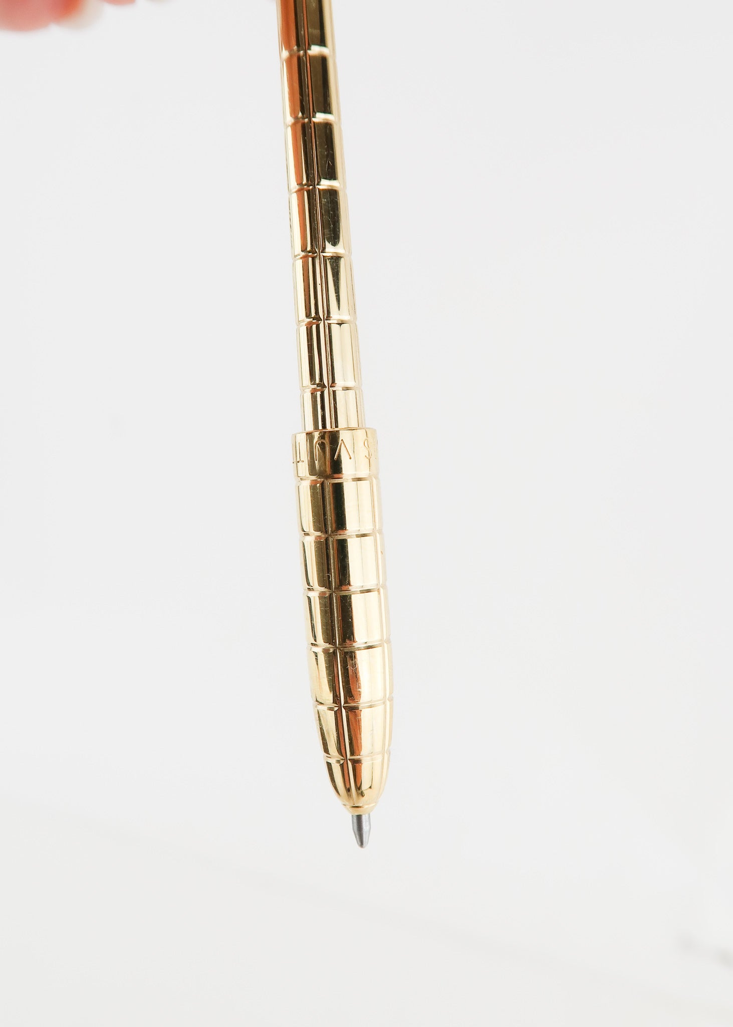 New Louis Vuitton Golden Agenda Ballpoint Pen w/ Refill at 1stDibs