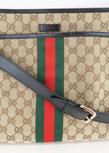 Gucci Sherry Canvas Shoulder Bag