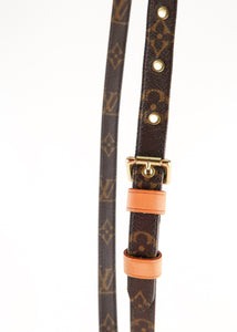 Louis Vuitton ￼monogram 16 MM strap Adjustable Crossbody Strap Pre Loved  Auth
