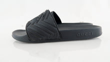 Load image into Gallery viewer, Gucci Matelasse Rubber Slide Black