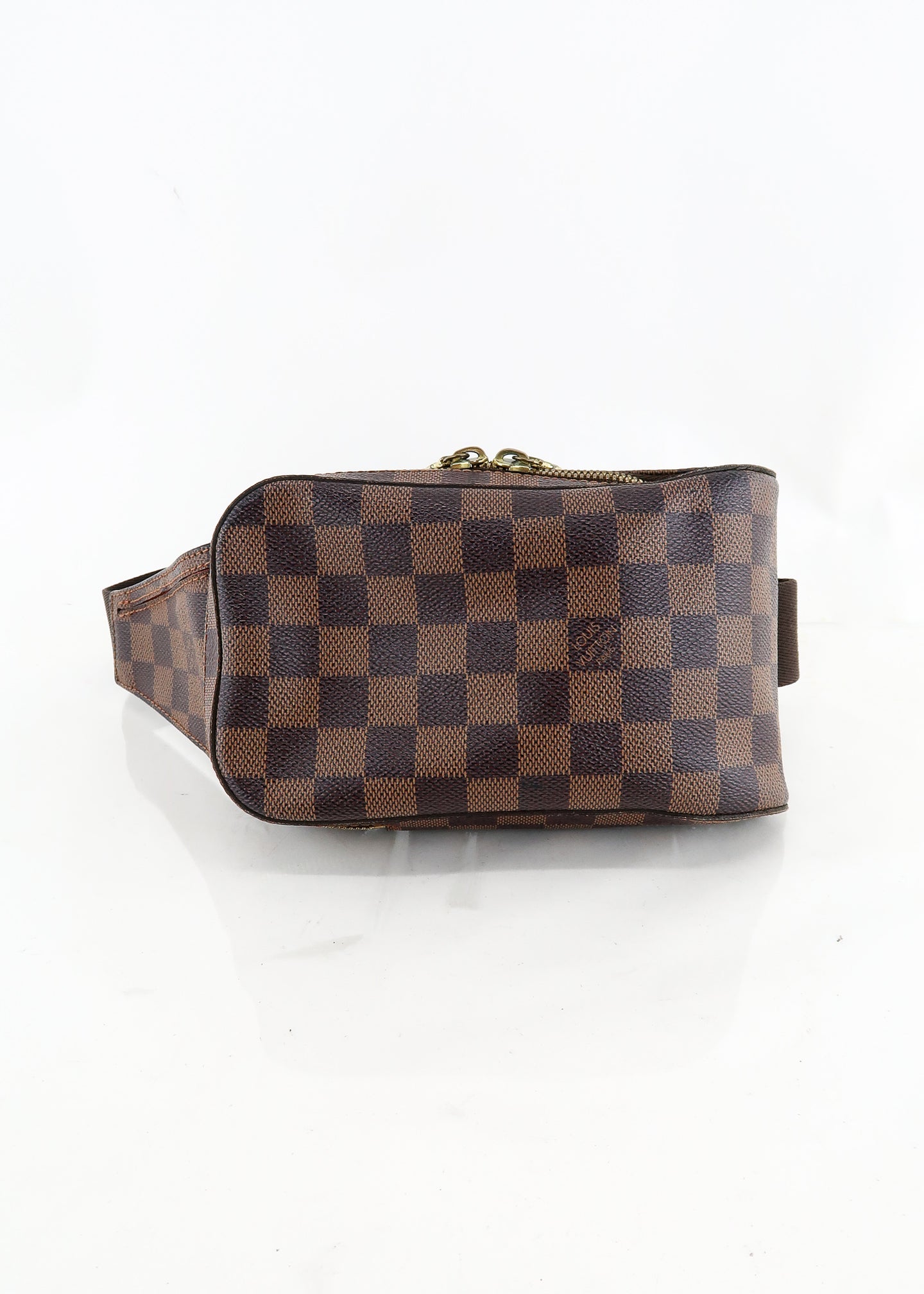 Louis Vuitton - Authenticated Geronimo Handbag - Leather Brown for Women, Very Good Condition