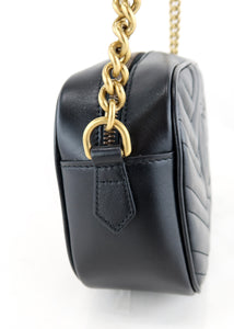 Gucci GG Marmont Small Matelasse Shoulder Bag Black