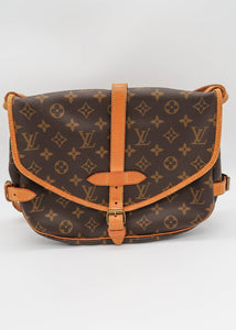Authenticated Used LOUIS VUITTON Louis Vuitton Saumur 35 shoulder bag  monogram M42254