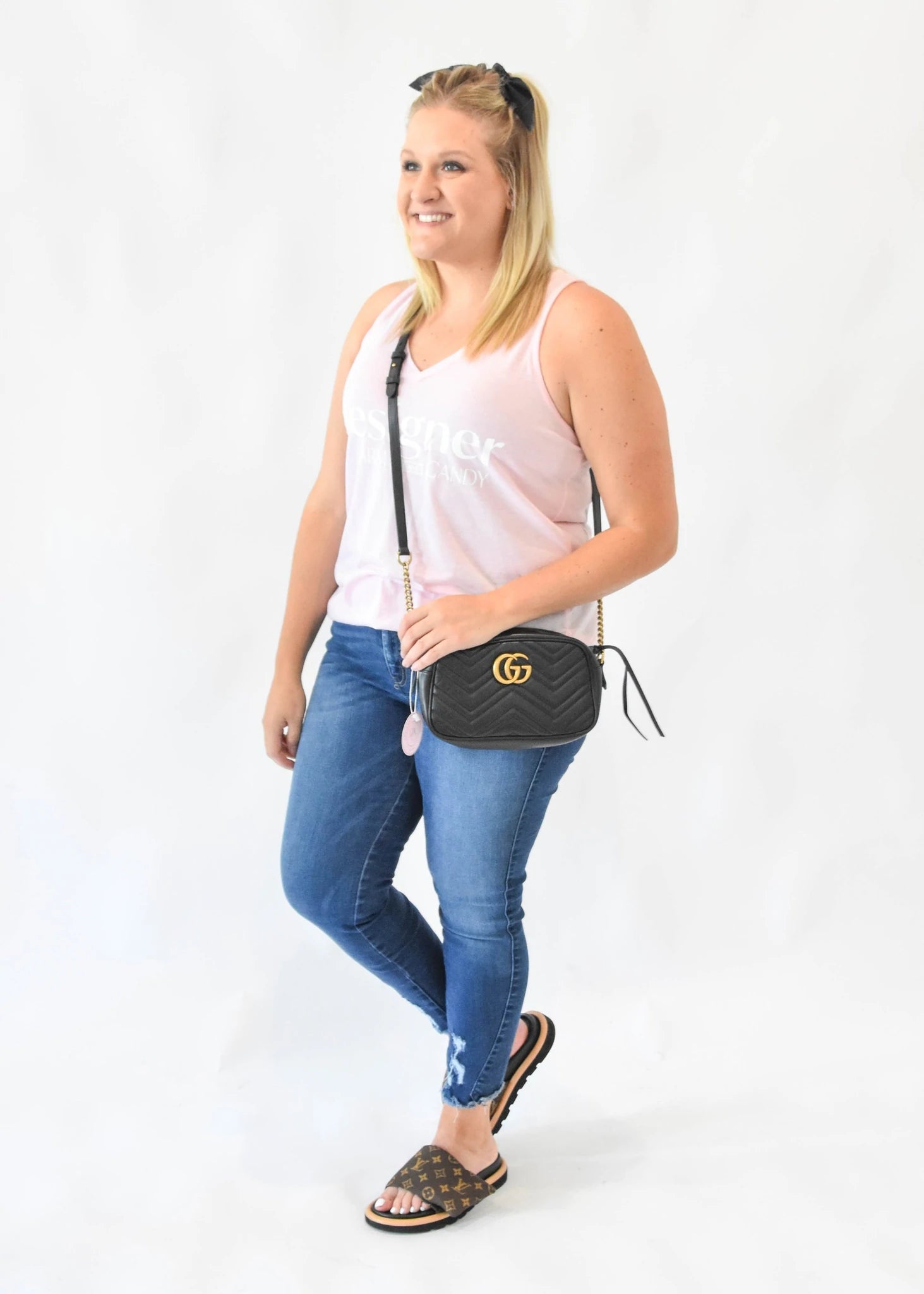 Marmont small top matelassé shoulder bag