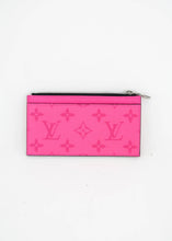 Load image into Gallery viewer, Louis Vuitton Card Coin Taigarama Rose
