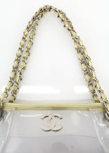 Load image into Gallery viewer, Chanel Naked Clear Large Tote Gold