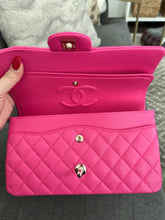 Load image into Gallery viewer, Chanel Caviar Quilted Medium Flap Dark Pink