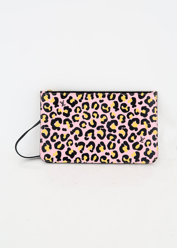 Louis Vuitton Limited Edition Monogram Canvas Leopard Heart Coin