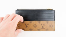 Load image into Gallery viewer, Louis Vuitton Reverse Monogram Slim Purse