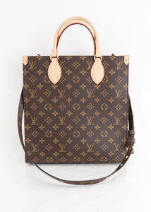 Louis Vuitton Sac Plat Leather Exterior Tote Bags & Handbags for Women for  sale