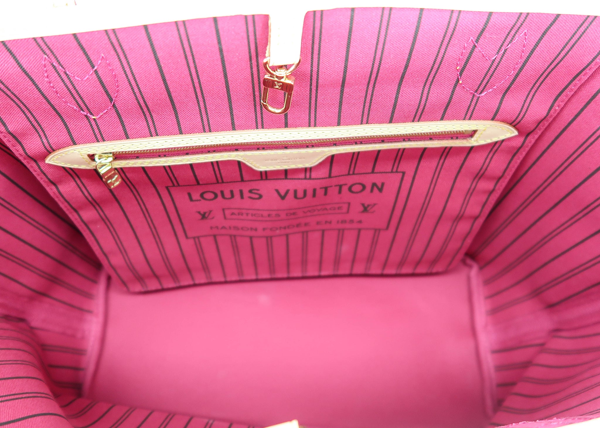Louis Vuitton Monogram Neverfull MM Pink – DAC