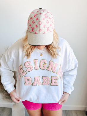 Designer Babe Patch Crewneck