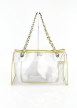 Load image into Gallery viewer, Chanel Naked Clear Large Tote Gold