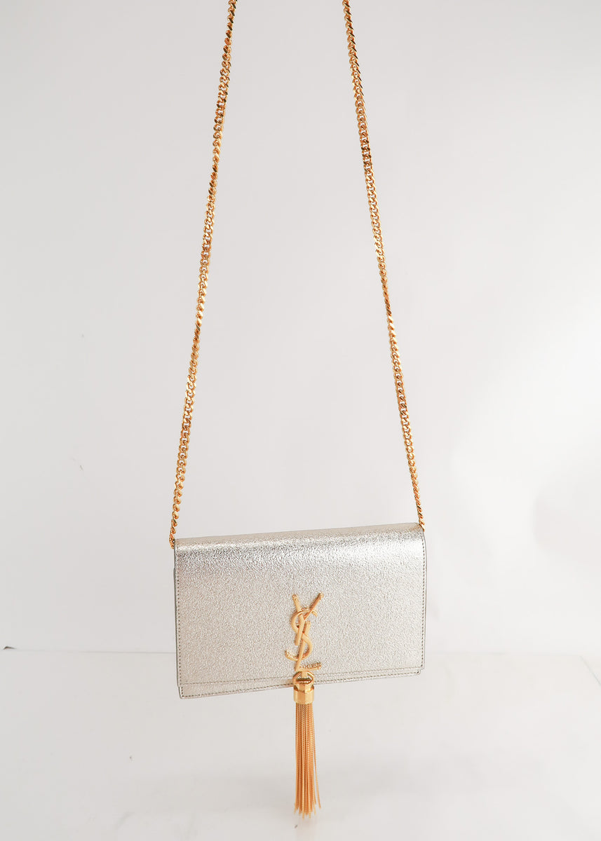 ysl kate chain wallet with tassel