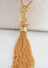Load image into Gallery viewer, YSL Classic Monogram Kate Tassel Chain Wallet Gold