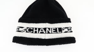 Chanel Logo Pom Pom Cashmere Beanie