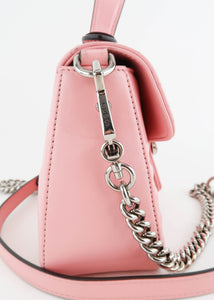 Gucci Marmont Matlasse Top Handle Pink