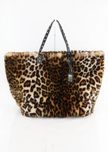 Load image into Gallery viewer, Dolce &amp; Gabbana Beatrice Leopard Print Faux Fur Tote