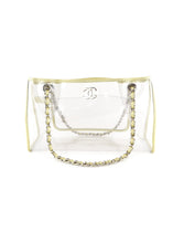 Load image into Gallery viewer, Chanel Naked Clear Large Tote Gold